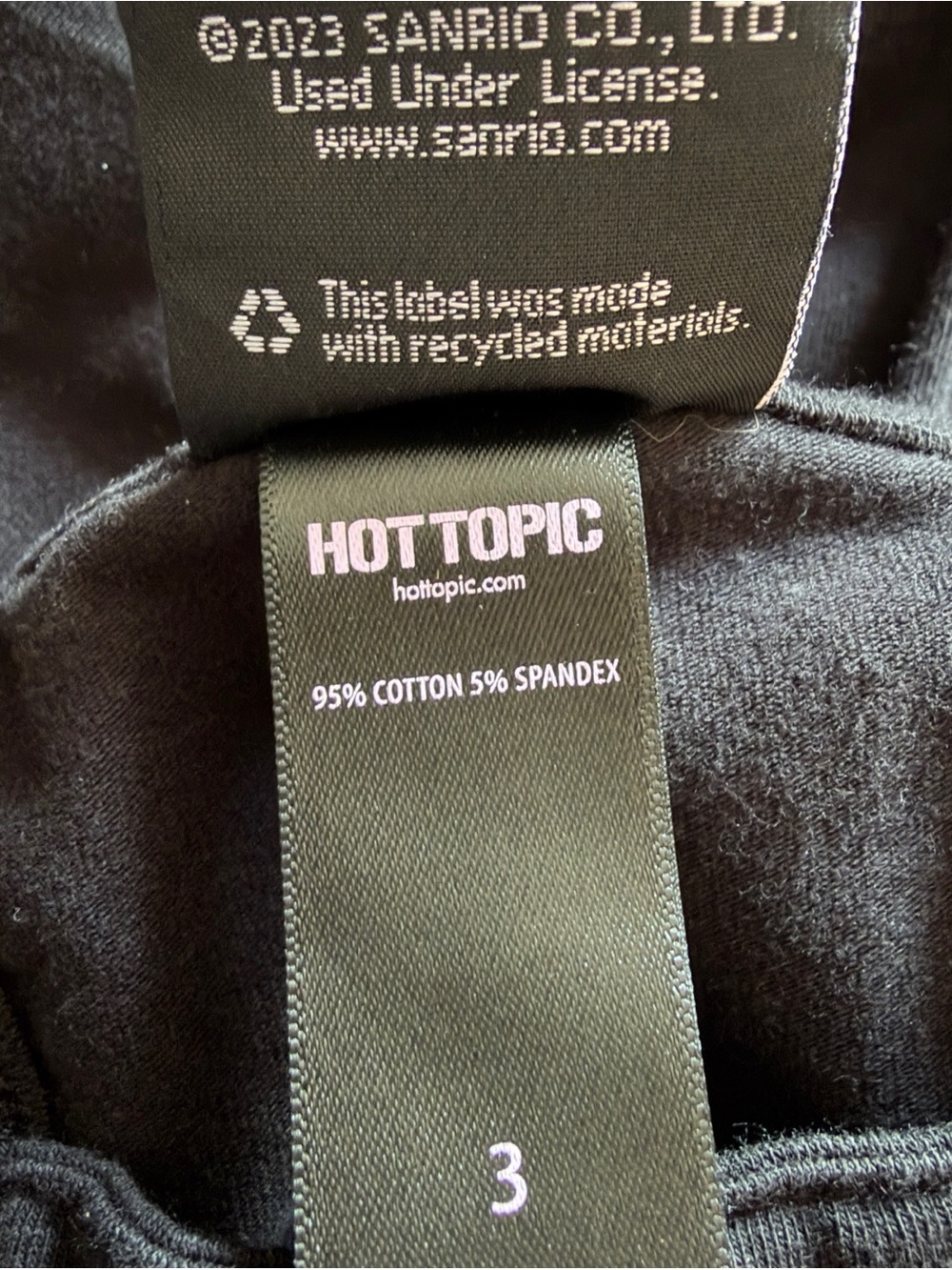 Kuromi Sanrio Hot Topic batwing cami top - Picture 4 of 5